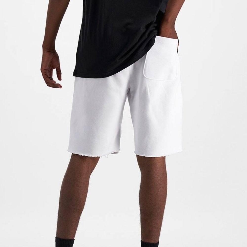 Champion Cobra Kai Reverse Weave Cut Off Shorts Miyagi Karate Dojo White… - Picture 3 of 8